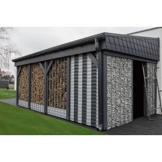 Bradas Kerítés takaró szalag világos szürke, Solid 19cm*26m, 1200 g/m2