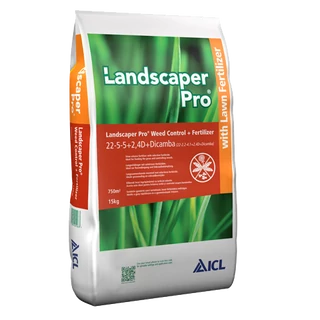 ICL LandscaperPro  Weed Control 15 kg műtrágya 22+05+05+2,4D+Dicamba /8-10W/42db-raklap
