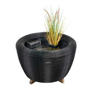 Velda Orbis tavacska  mini tó vízeséssel antracit