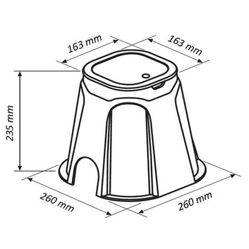 Szelepakna Poelsan    mini 6",  600db/pal