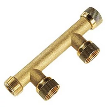 Réz hollanderes 2 T-idom 1" M x F x F _PN10