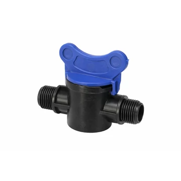 PS műanyag csap kék BB 1/2" x 1/2", 200db/kart