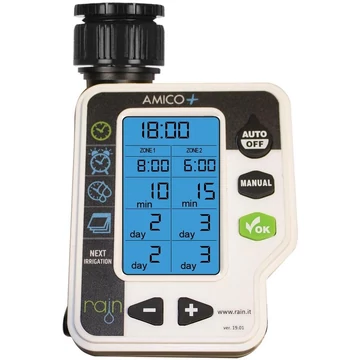 Rain AMICO 2+ csapra szerelhető 2 zónás vezérlő, 3db/kart