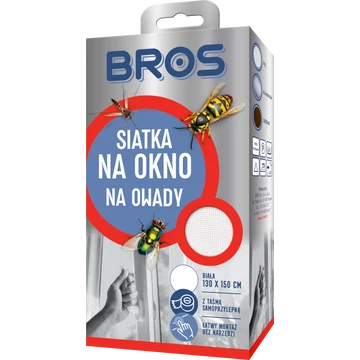 Bros Szúnyogháló ablakra 130x150 10 db/karton