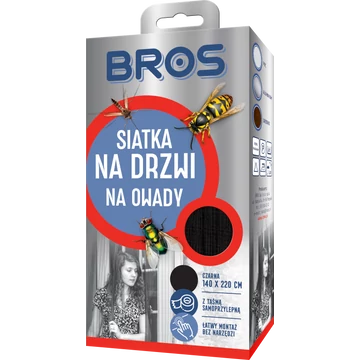 Bros Szúnyogháló ajtóra 140x220 10 db/karton