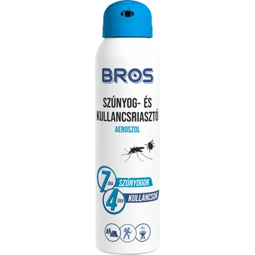Bros Szúnyog- és kullancsriasztó aeroszol 90 ml 12 db/karton
