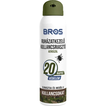 Bros Kullancsriasztó aeroszol ruhára 90ml 12 db/karton