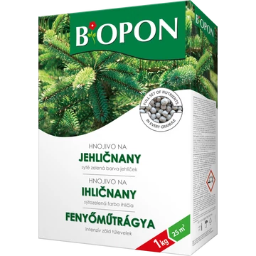 Biopon tűlevelű, fenyő növénytáp 1 kg, 12 db /karton