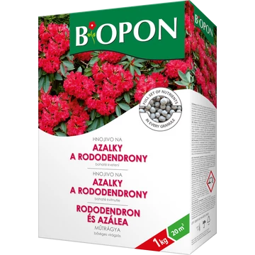 Biopon rhododendron,azálea növénytáp 1 kg, 12 db/karton