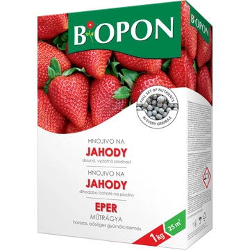 Biopon eper növénytáp 1 kg, 12 db/karton