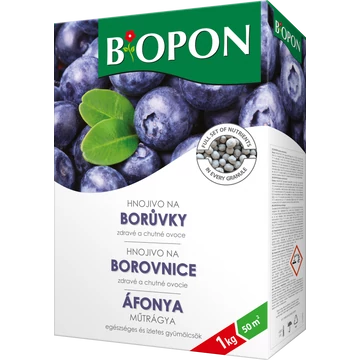 Biopon Áfonya növénytáp gran. 1kg, 12 db/karton