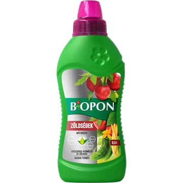 Biopon zöldségfélék tápoldat 0,5l 6 db/karton