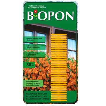 Biopon balkonnövény táprúd 30db/csomag 