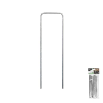 Leszúró tüske 3/20 cm, agroszövethez/vakondhálóhoz, műfűhöz, FÉM, U-alakú 20db/cs, 50csom/kart.
