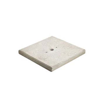 Beton rögzítőtalp fehér 40x40cm