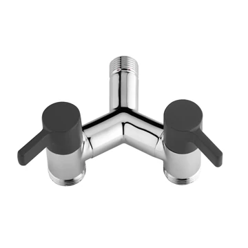 Colortap kerti csap ECO dupla, Y 1/2" - 3/4"x 3/4" - fekete