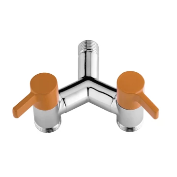 Colortap kerti csap ECO dupla, Y 1/2" - 3/4"x 3/4" - terracotta