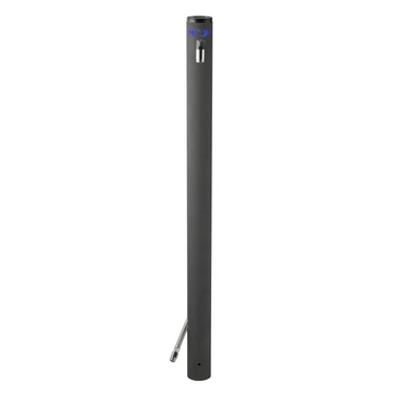Colortap Kerti kút MOON - antracit színű, Solar led fénnyel