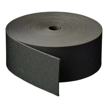 Ágyásszegély újrahasznosított polietilénből, H7,5cmx10m fekete 