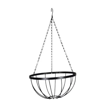 Virágtartó függőkosár, rusztikus, kerek 35 cm /5db/karton