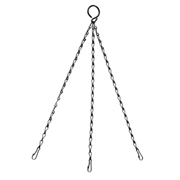 Galvanizált lánc fekete 35 cm /10db/doboz