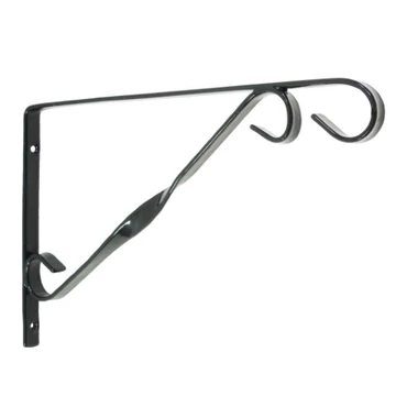 Fali virágtartó kar zöld  30 cm /10db/karton