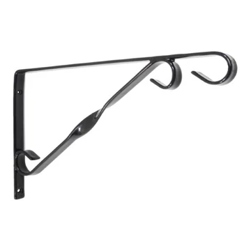 Fali virágtartó kar antracit 30 cm /10db/karton