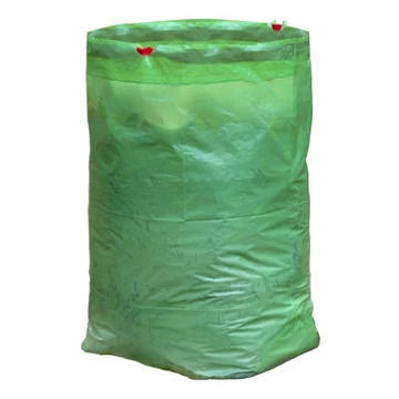 Lombgyűjtő zsák 100l, zöld, 70x45cm, 3db-os szett  /6szett/karton