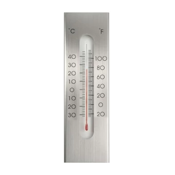 Fali hőmérő KELVIN 7 alumínium 23x7x1cm /6db/karton