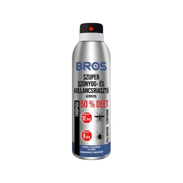 Bros szúnyog és kullancsriasztó trópusi aerosol 50% DEET 180ml