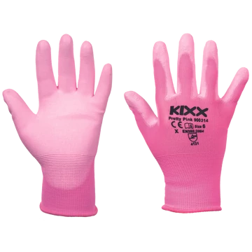 PRETTY PINK kesztyű nylon P rózsaszín 7 méret 12 pár/karton