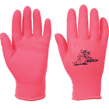 LOLLIPOP gyerek kesztyű nylon rózsaszín 5 méret12 pár/karton