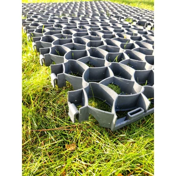 Gyeprács TessaGrid T40, szürke, 80x60x4 cm, 104 db/raklap (2,45 kg/db)