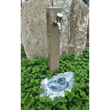 GALLO IRON kerti kút csappal Olívazöld