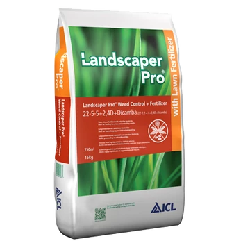 ICL LandscaperPro  Weed Control 15 kg műtrágya 22+05+05+2,4D+Dicamba /8-10W/42db-raklap