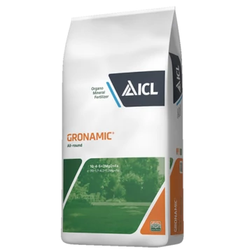 ICL Gronamic Sport  All-round szerves-ásványi műtrágya 25kg, 10-4-5 +2MgO+0,5Fe/40 db raklap