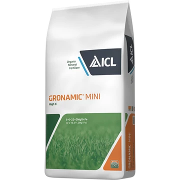 Gronamic Mini High K 5-0-22 +2MgO+0,5Fe 25kg / 40 db raklap 