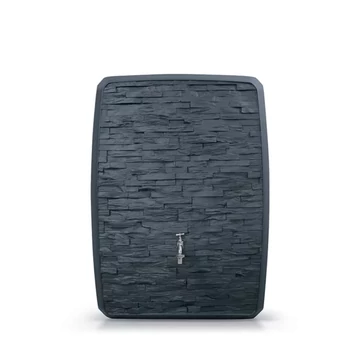 Esővízgyűjtő "Multitank" 250 L antracit, kőhatású tartály csap nélkül