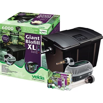 Velda Giant Biofill XL szett 20000, 20 m3 vízhez  (18 W UV-C, 6000 l/H High-Stream)