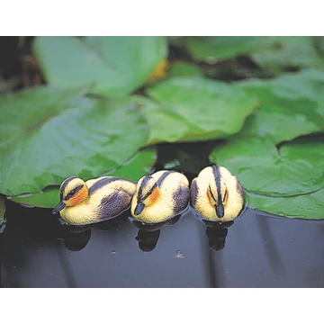 Ubbink Állatfigura sárga kiskacsa, 12 cm, 36db/kart