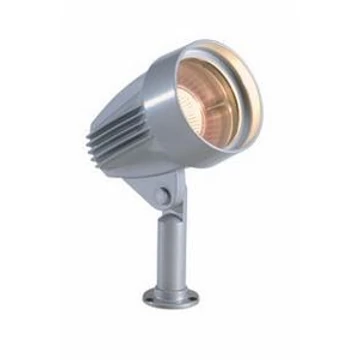 Garden Lights Dominus, önálló lámpa, ezüst, 50W halogén kifutó