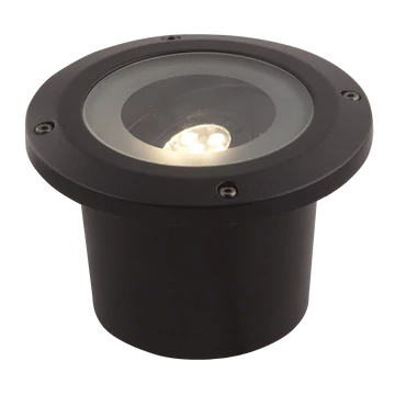 Garden Lights Rubum, süllyesztett lámpa, fekete, LED 5 W meleg fehér IP 68