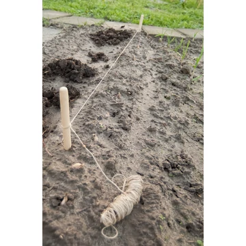 Ültető szett, fából, magasság:30cm átm.18mm-20m /5db/karton