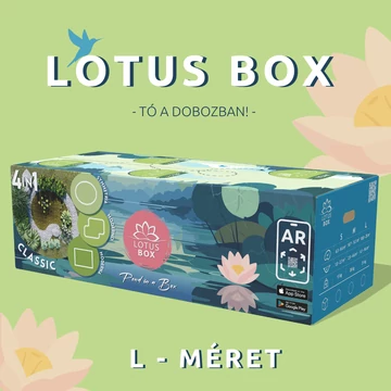 Lotus Box tóépítő készlet, tó a dobozban