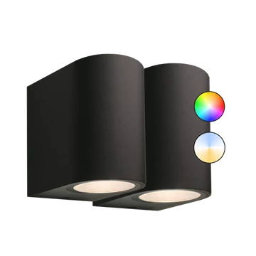 Garden Lights Gilvus black Plus set of 2pcs (SMART bluetooth) falilámpa fekete