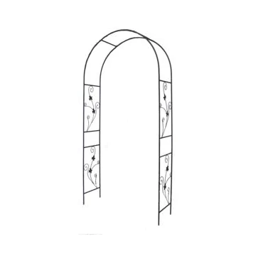 Rózsakapu íves oldaldísszel, 114*37*230