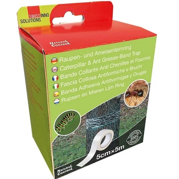 Swissinno Natural Control  Ragasztószalag hangyák és hernyók ellen 5cm × 5m 12 db/kartn