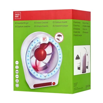 Swissinno szúnyogcsapda ventilátorral, LED lámpával, 15W  2db/karton