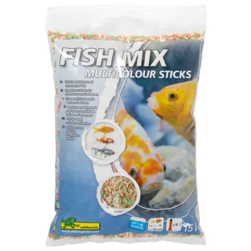 Fish Mix - Haltáp Multicolor Sticks, 15 l