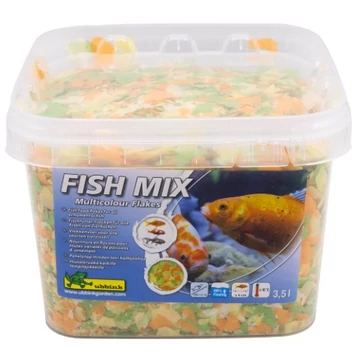 Fish Mix - Haltáp Multicolor Flakes - pelyhek (5-20 mm) 3,5L, mindenfajta halnak 10 - 35cm-ig